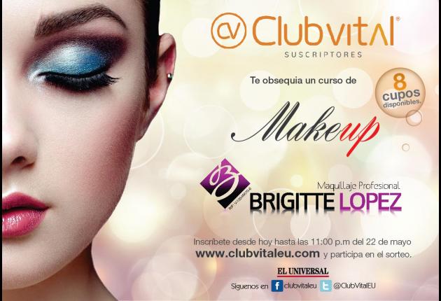 CURSO DE MAQUILLAJE BRIGITTE LOPEZ | Club Vital CURSO DE MAQUILLAJE BRIGITTE LOPEZ | Club Vital