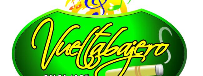 Logotipo Vueltabajero Salsa 100%.