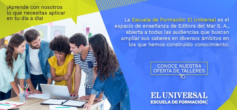 Promoción talleres Escuela de Formación El Universal
