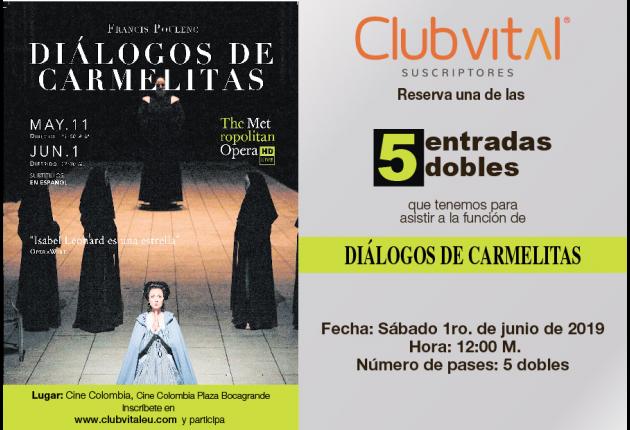 Promoción función "Diálogos de Carmelitas"