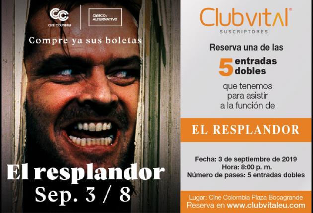 Promoción función El resplandor - 3 de septiembre