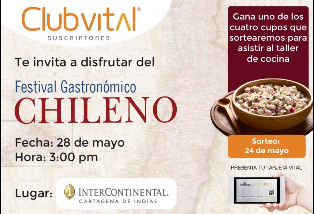 Promoción sorteo de 4 cupos al taller de comida chilena - Hotel Intercontinental