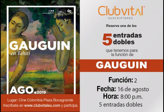 Promoción para la función Gauguin - 16 agosto/19