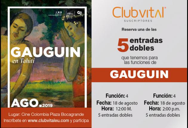 Promoción para la función Gauguin - 18 agosto/19