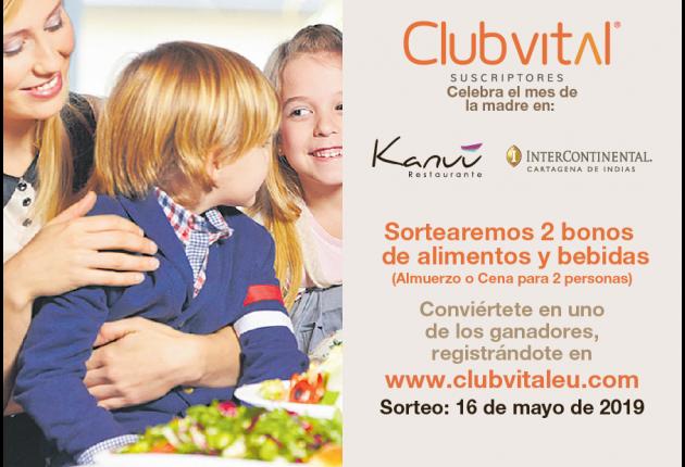 Promoción de sorteo de 2 bonos para almuerzo o cena en el Hotel Intercontinental