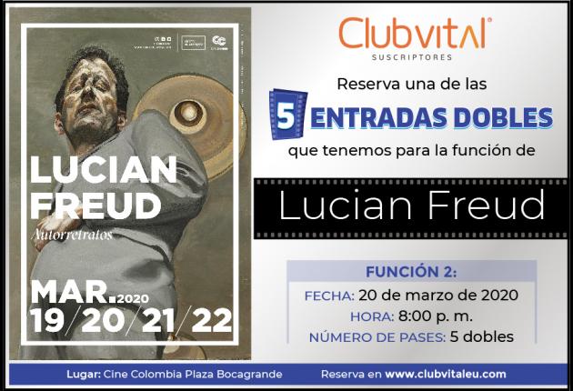 Promoción para la función Lucian Freud - 20 marzo/20