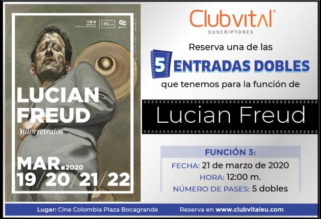 Promoción para la función Lucian Freud - 21 marzo/20