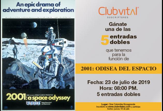Promoción función:  2001 Odisea del espacio - Julio 23/19