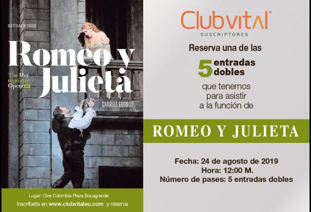 Promoción función Romeo y Julieta - 24 de agosto