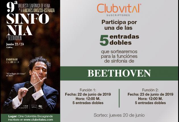 Promoción función Sinfonía de Beethoven - Junio 23/19 