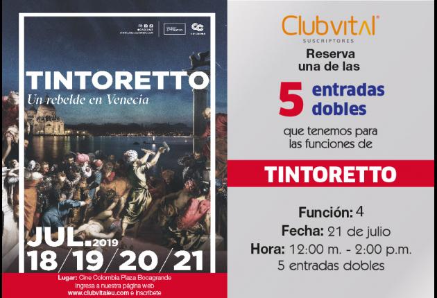 Promoción para la función Tintoretto - 21 julio/19