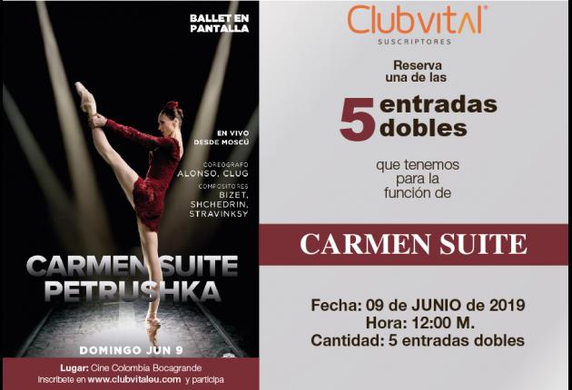 Promoción de la película Carmen Suite Petrushka