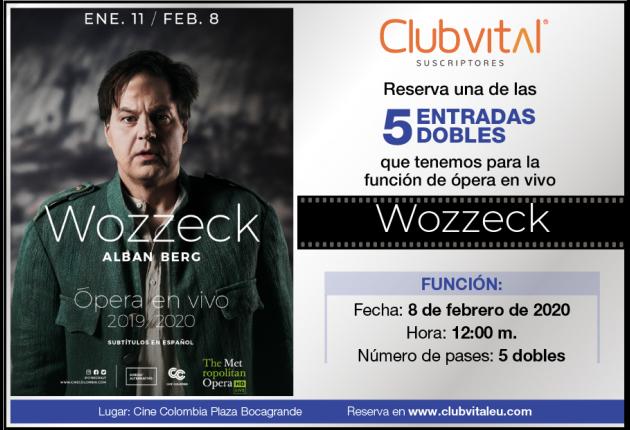 Wozzeck, ópera en vivo 